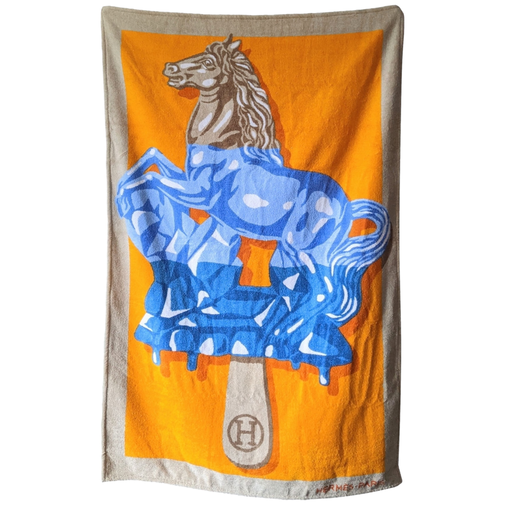 succulent beach towel HERMES SUCCULENT SULTAN Horse Terry Beach Towel 90 x 150 cm