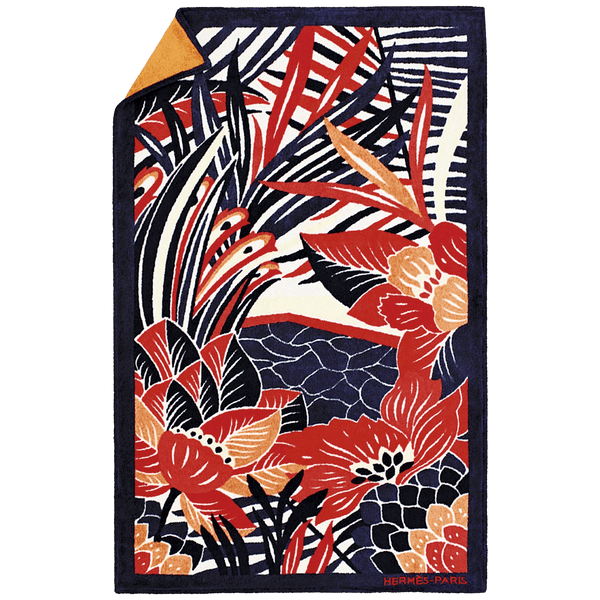 HERMES Serviette - Tapis de Plage - Terry Beach Towel GM 90 x 150 cm