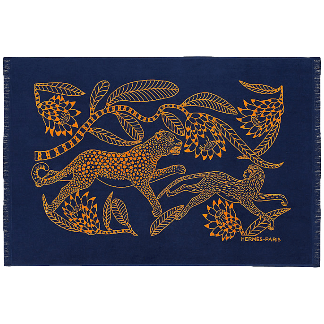 HERMES Tatoo Savana Dance  Beach Towel 90 x 150 cm, New!