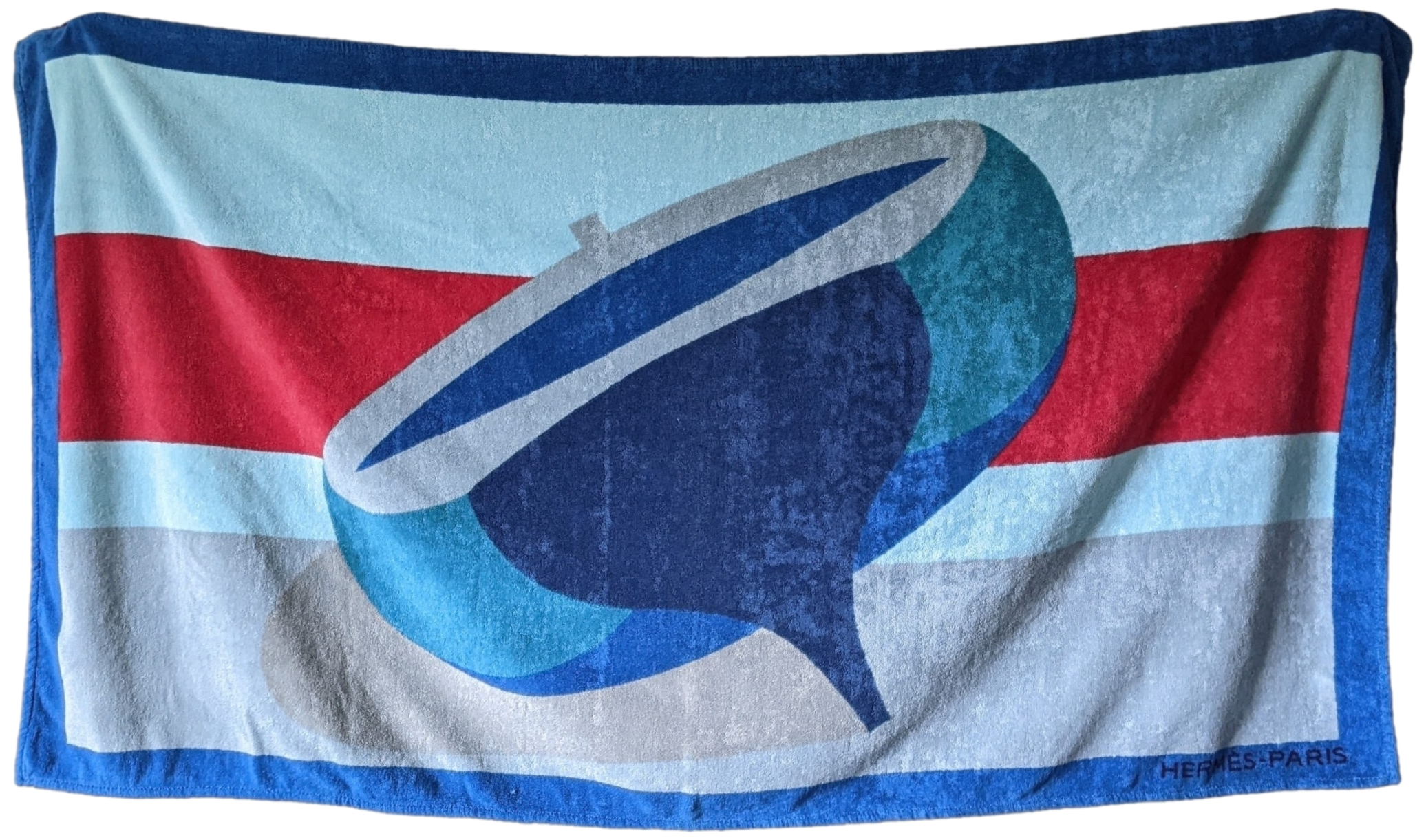 HERMES THALASSA DETAIL Terry Beach Towel 90 x 150 cm