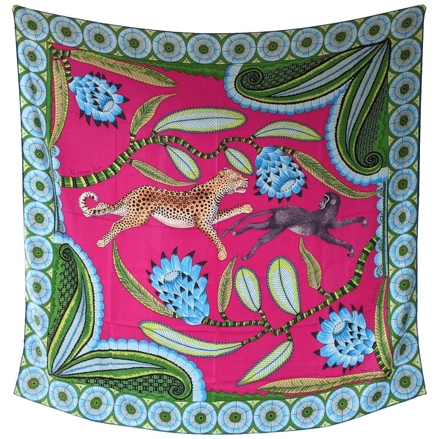 HERMES The Savana Dance Shawl 140 cm