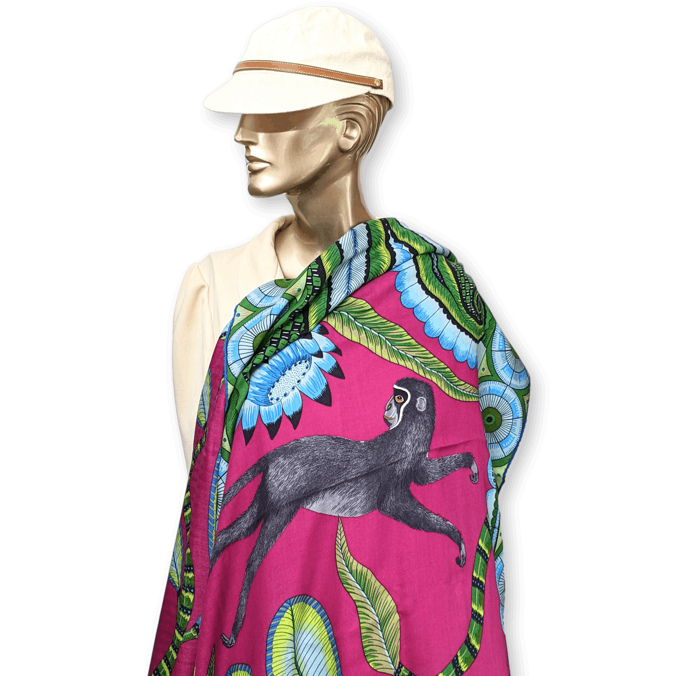 HERMES The Savana Dance Shawl 140 cm