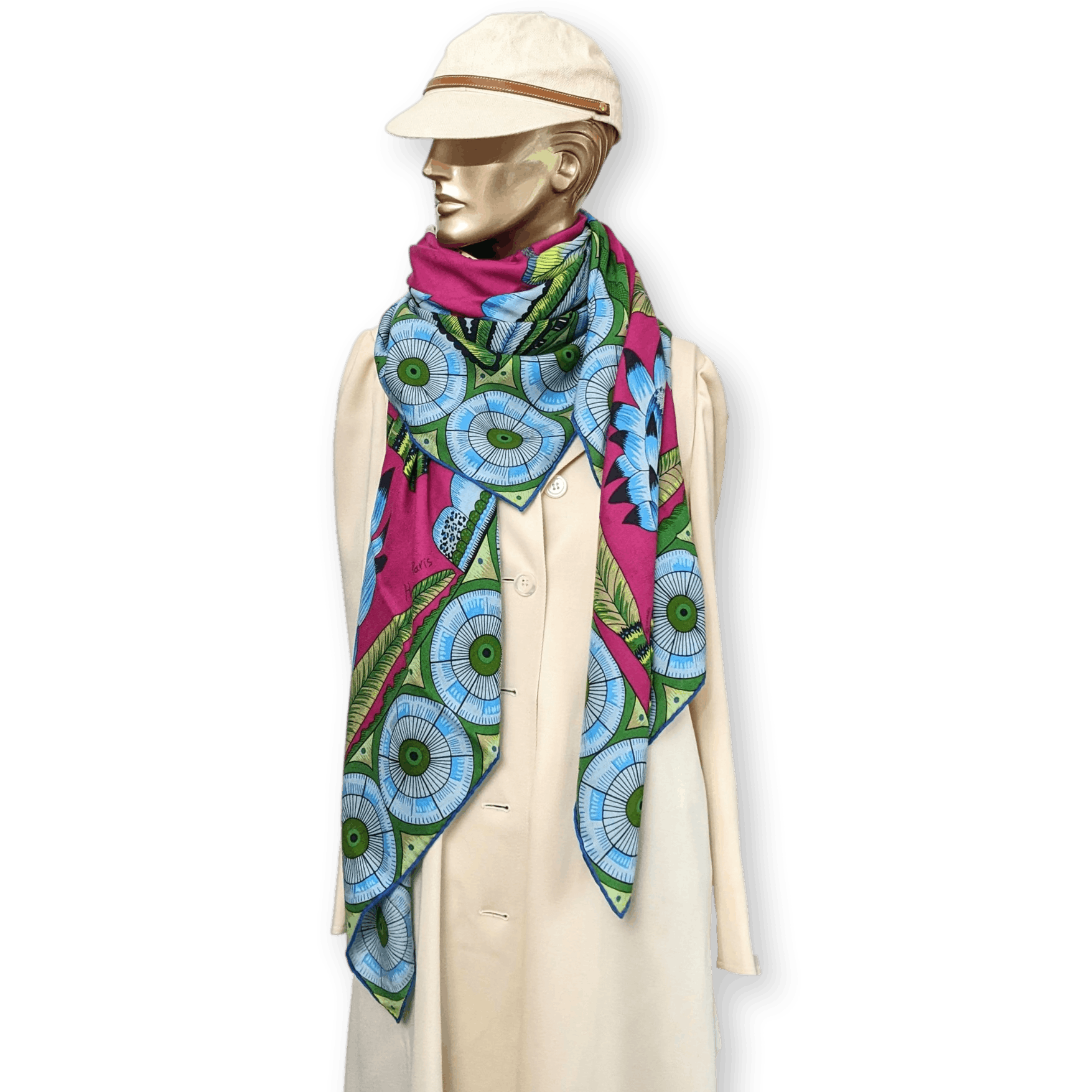 HERMES The Savana Dance Shawl 140 cm