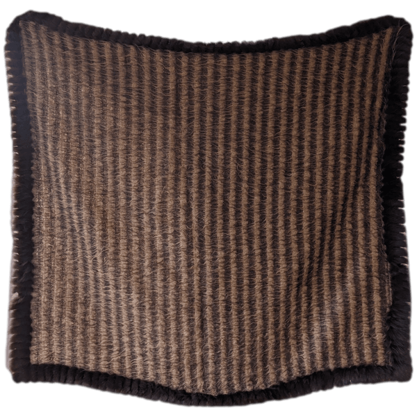 HERMES Vintage 1960-70s Angora Mohair/Mink Throw Blanket 140 x 170 cm