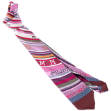 HERMES Purple Tohu Bohu Tie in Twill Silk X cm in Box