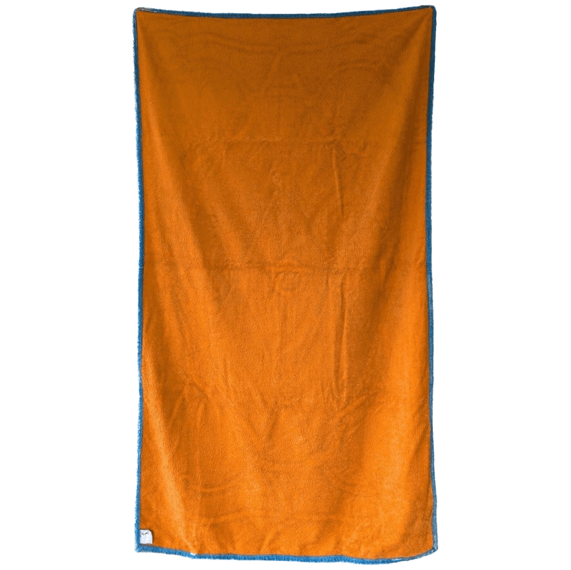 HERMES Tressage Beach Towel Turquoise Orange GM 90 x 150 cm Pristine