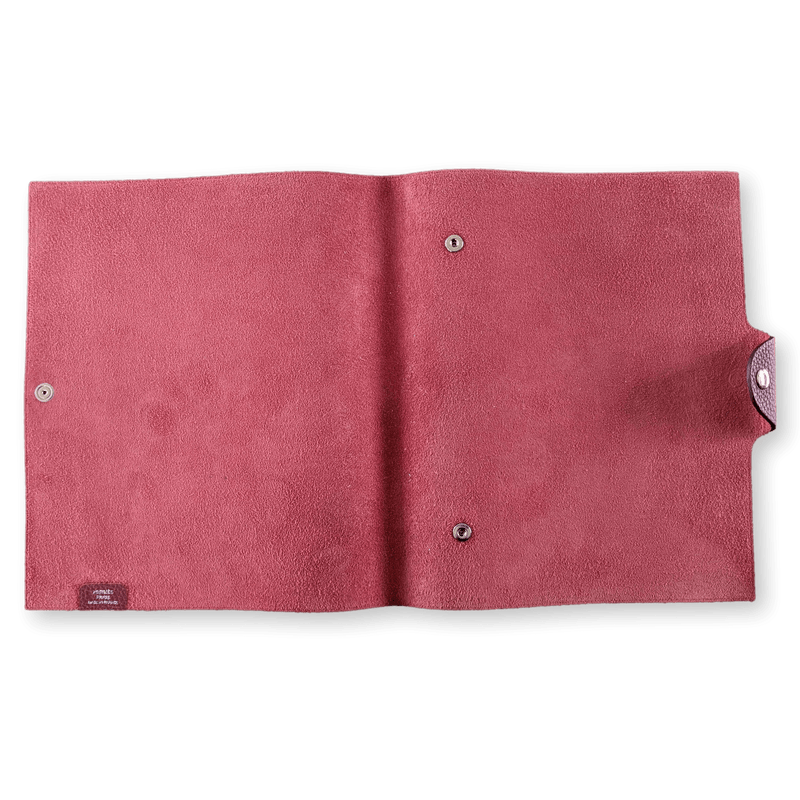 HERMES Framboise Ulysse MM Togo Calfskin NoteBook Cover