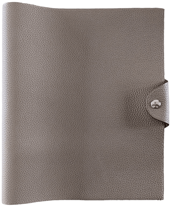 HERMES ULYSSE MM [D1023.8] Etoupe Togo Calfskin NoteBook Cover