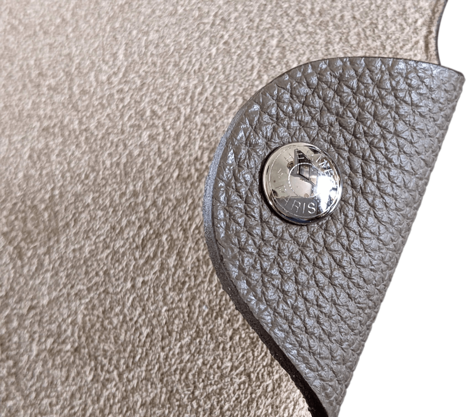 HERMES ULYSSE MM [D1023.8] Etoupe Togo Calfskin NoteBook Cover