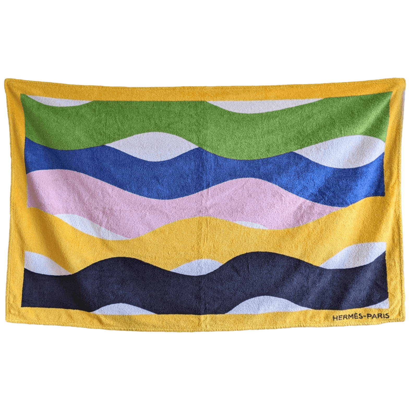HERMES Vagues Terry Towel Towel 90 x 150 cm 