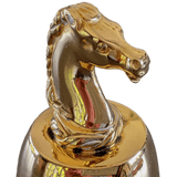 HERMES 1960s Vintage Equistrian Gold Table Bell Clochette