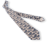 HERMES Vintage Rabbits & Squirrels Eating Cashmere/Silk Tie 8 cm