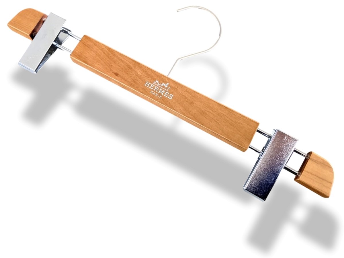 Hermes Wooden Skirt/Trouser Clip Hanger 34,5 cm - poupishop