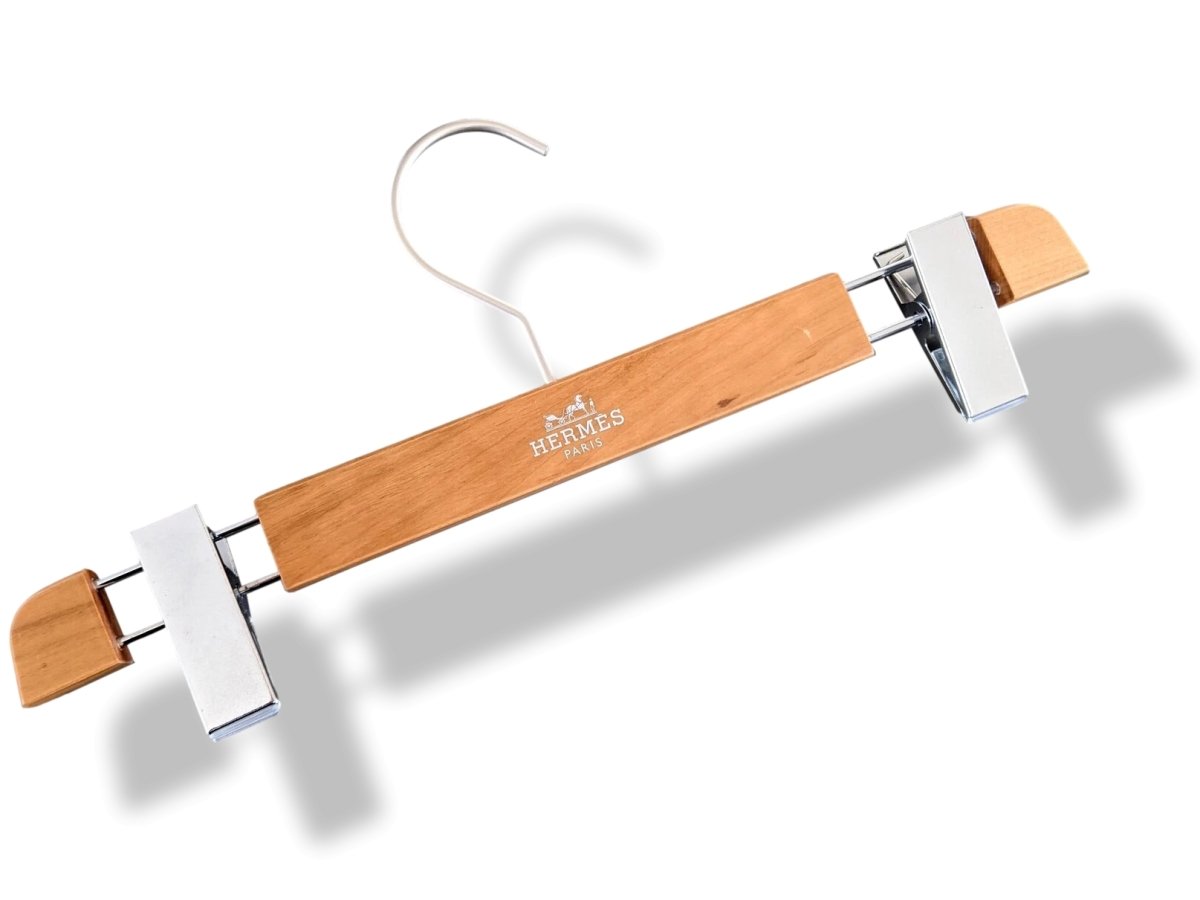 Hermes Wooden Skirt/Trouser Clip Hanger 34,5 cm - poupishop