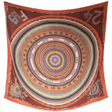 HERMES X CLAUDIA STUHLHOFER-MAYR Tohu Bohu Cashmere Shawl 140 x 140 cm