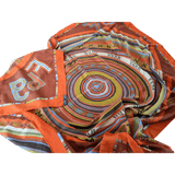 HERMES X CLAUDIA STUHLHOFER-MAYR Tohu Bohu Cashmere Shawl 140 x 140 cm