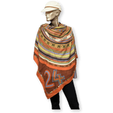 HERMES X CLAUDIA STUHLHOFER-MAYR Tohu Bohu Cashmere Shawl 140 x 140 cm