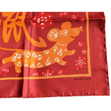 HERMES Year of the Rat Gavroche Pocket Scarf 45