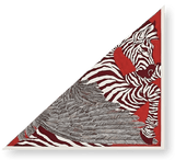 HERMES Giant Triangle Zebra Pegasus in Cashmere/Sik by Alice Shirley