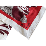 HERMES Giant Triangle Zebra Pegasus in Cashmere/Sik by Alice Shirley