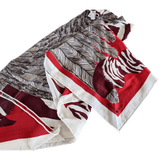 HERMES Giant Triangle Zebra Pegasus in Cashmere/Sik