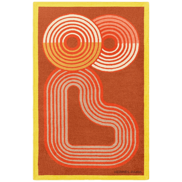 HERMES Tapis de Plage Zen au Soleil  Terry Beach Towel 90 x 150