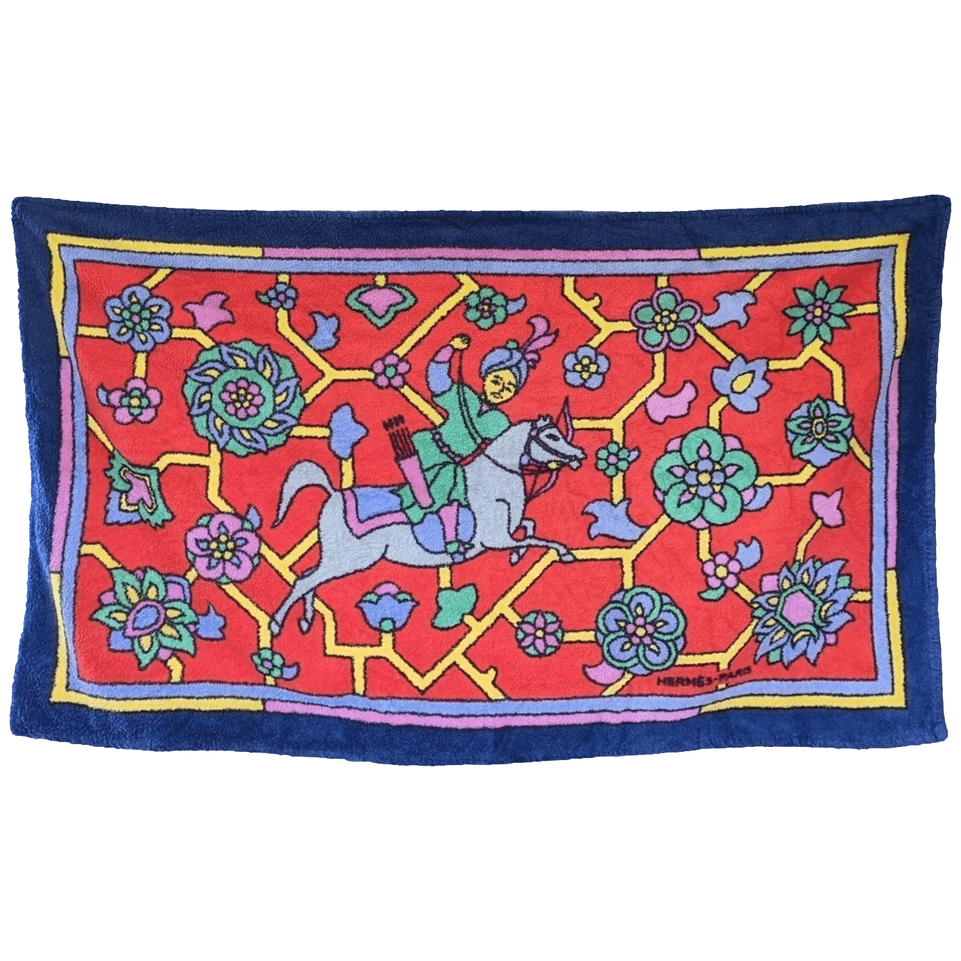 HERMES Armenie Terry Beach Towel 90 x 150 cm