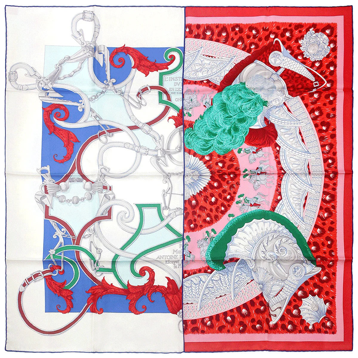 HERMES Lot of 20 Twill Silk Scarves 90 x 90 cm