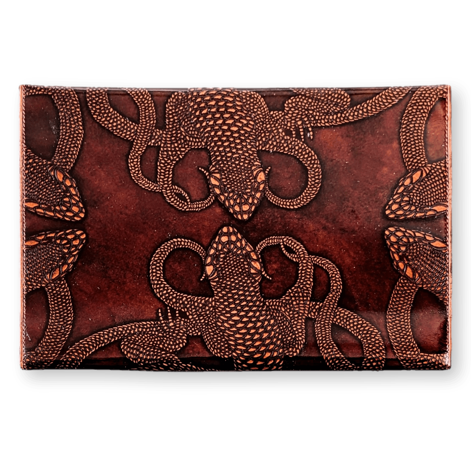 JEAN PATOU Paris Embossed Varan Leather Document Wallet Portfolio 1960s Rare