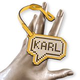 KARL LAGERFELD KL Leather Bag Charm