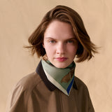 HERMES Les Bassets Gavroche Scarf 45 cm New In Box Dachshund Motif