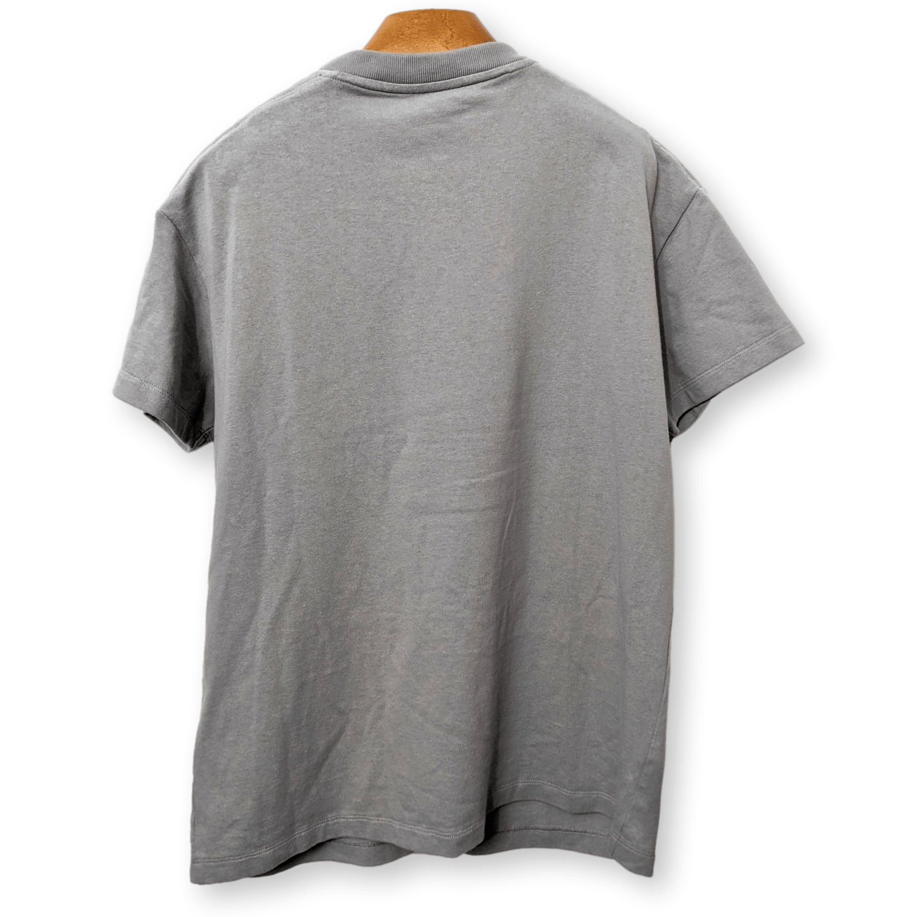 LOUIS VUITTON Men's Gris Padded Embroidered Plastron T-Shirt Size XS