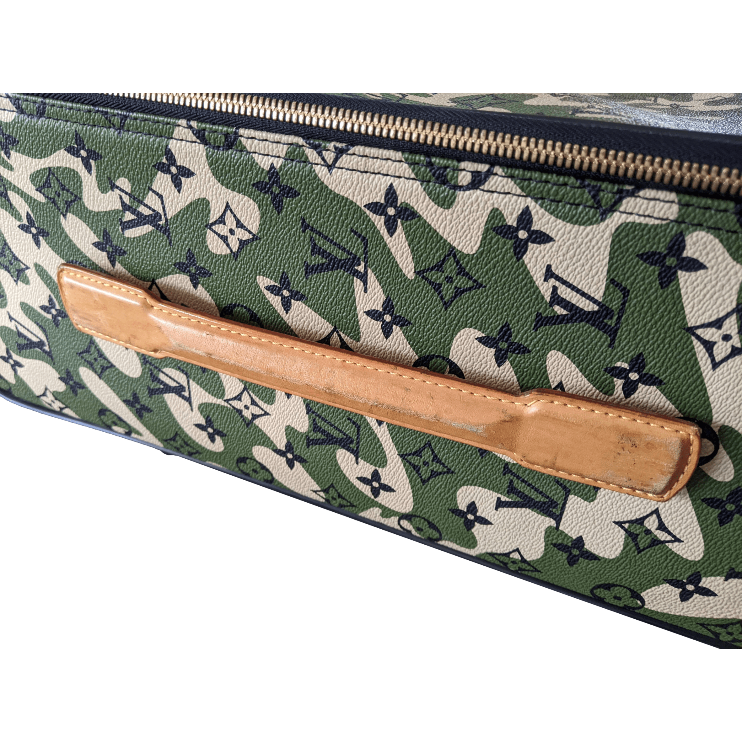 Louis Vuitton x Takashi Murakami 2008 Monogram Camouflage Pegase Valise 60