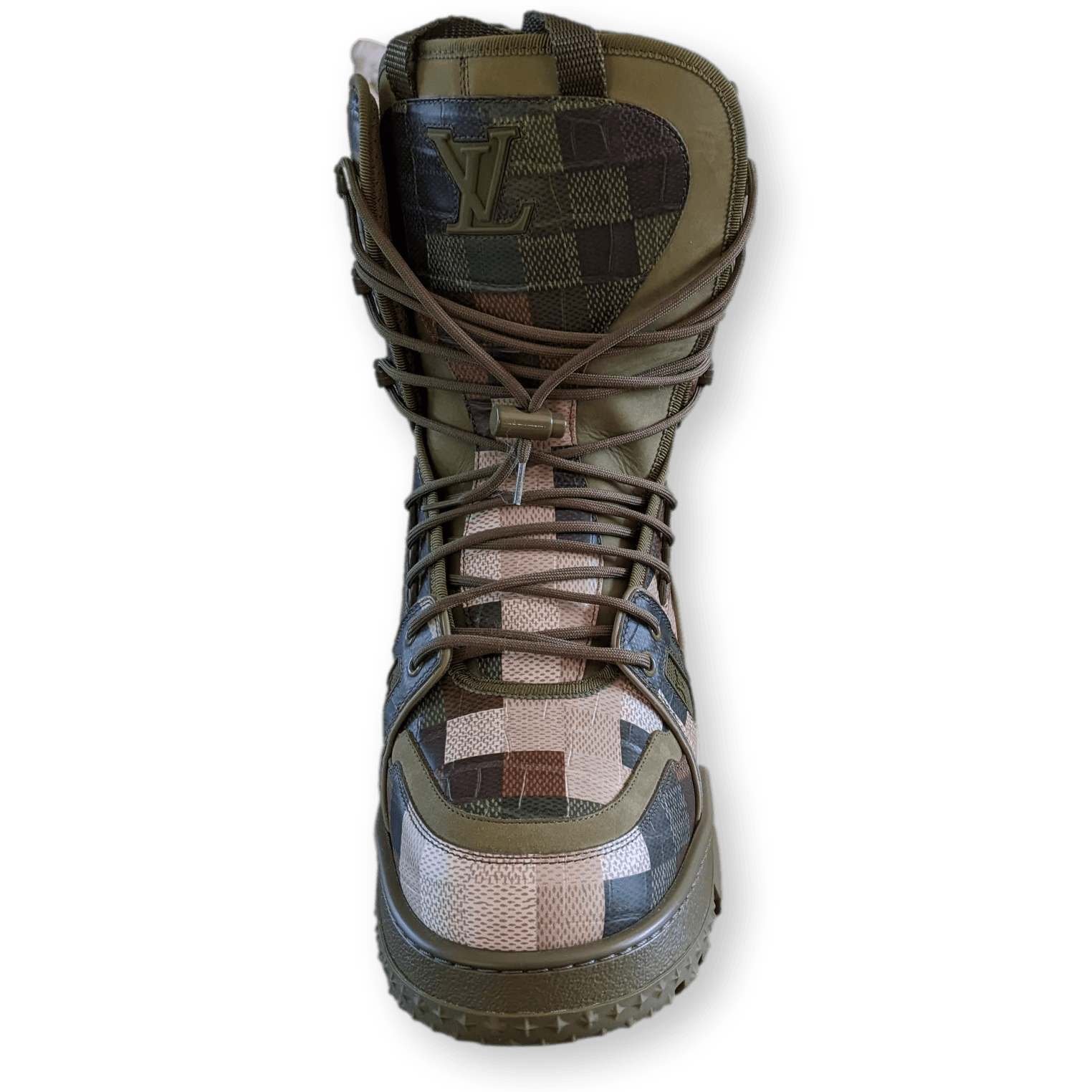 LOUIS VUITTON  LV Trainer Snow Boot Camouflage Sz 8