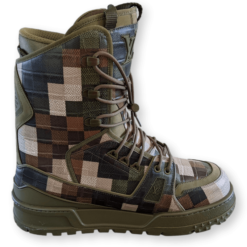 LOUIS VUITTON  LV Trainer Snow Boot Camouflage Sz 8