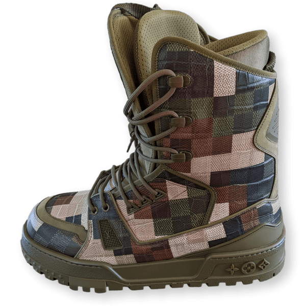 LOUIS VUITTON  LV Trainer Snow Boot Camouflage Sz 8