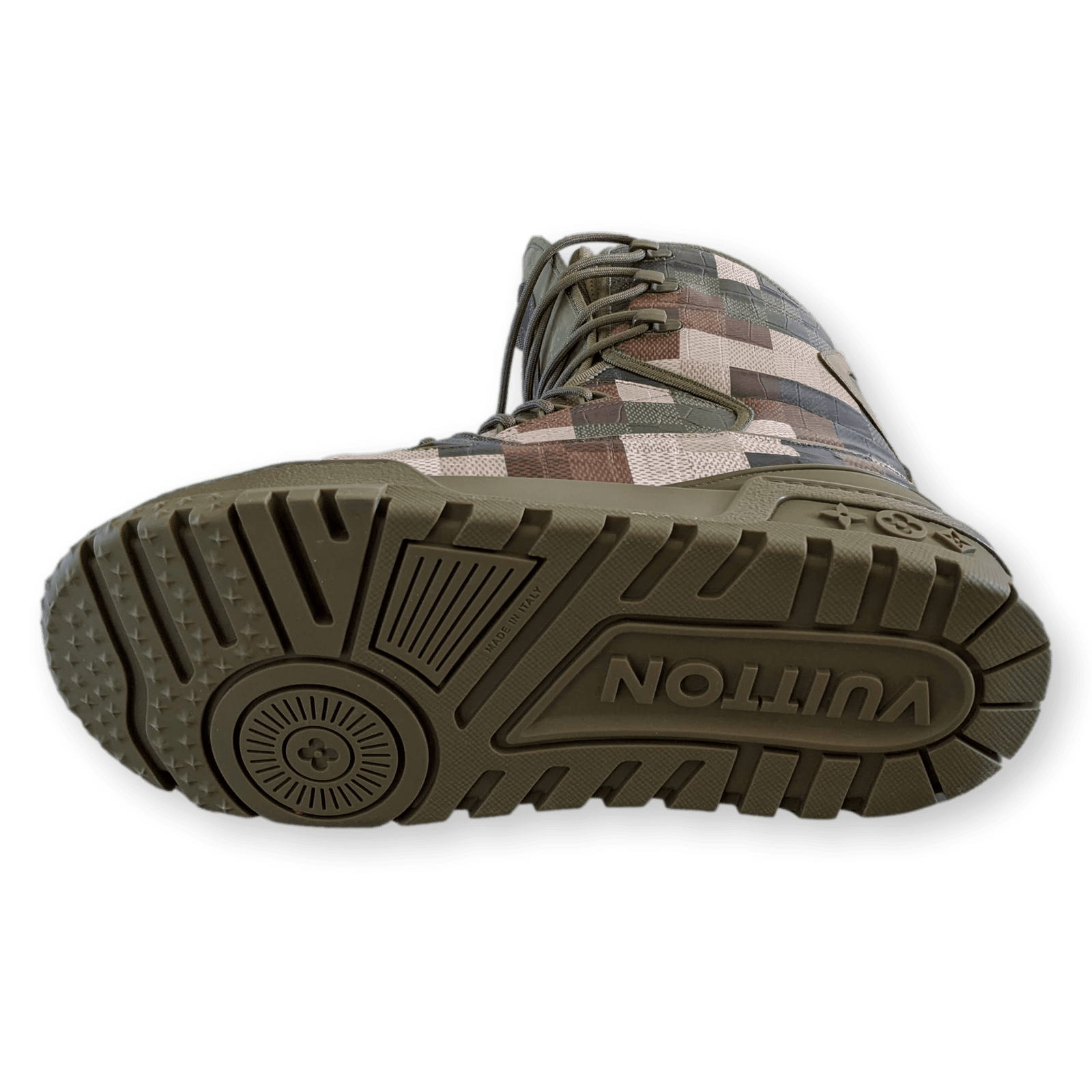 Louis vuitton camo boots deals