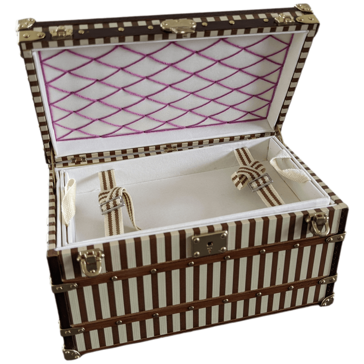 LOUIS VUITTON 2013 VIP Mini MALLE-COURRIER 1888 Paperweight Jewelry Box