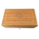 PARTAGAS Vintage Blond Wood "Assorted Humidors" Boite à Cigares with Key, Made in Cuba