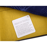 PATEK PHILIPPE Blue Ginkgo Biloba 100% Woven Cashmere