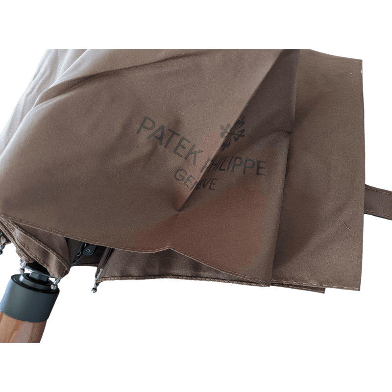 PATEK PHILIPPE VIP Brown GustBuster Golf Automatic Pocket Umbrella Parapluie de Poche