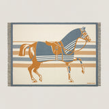 j'attends cheval ...NLINDO HERMES Lot de 2 Pla ids (Cheval Couverture, Atelier) New