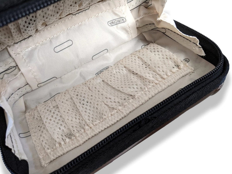 Rimowa Brown Metallic Zipped Cosmetic Kit Clutch Pochette Bag 1 VIP First Class, New! - poupishop