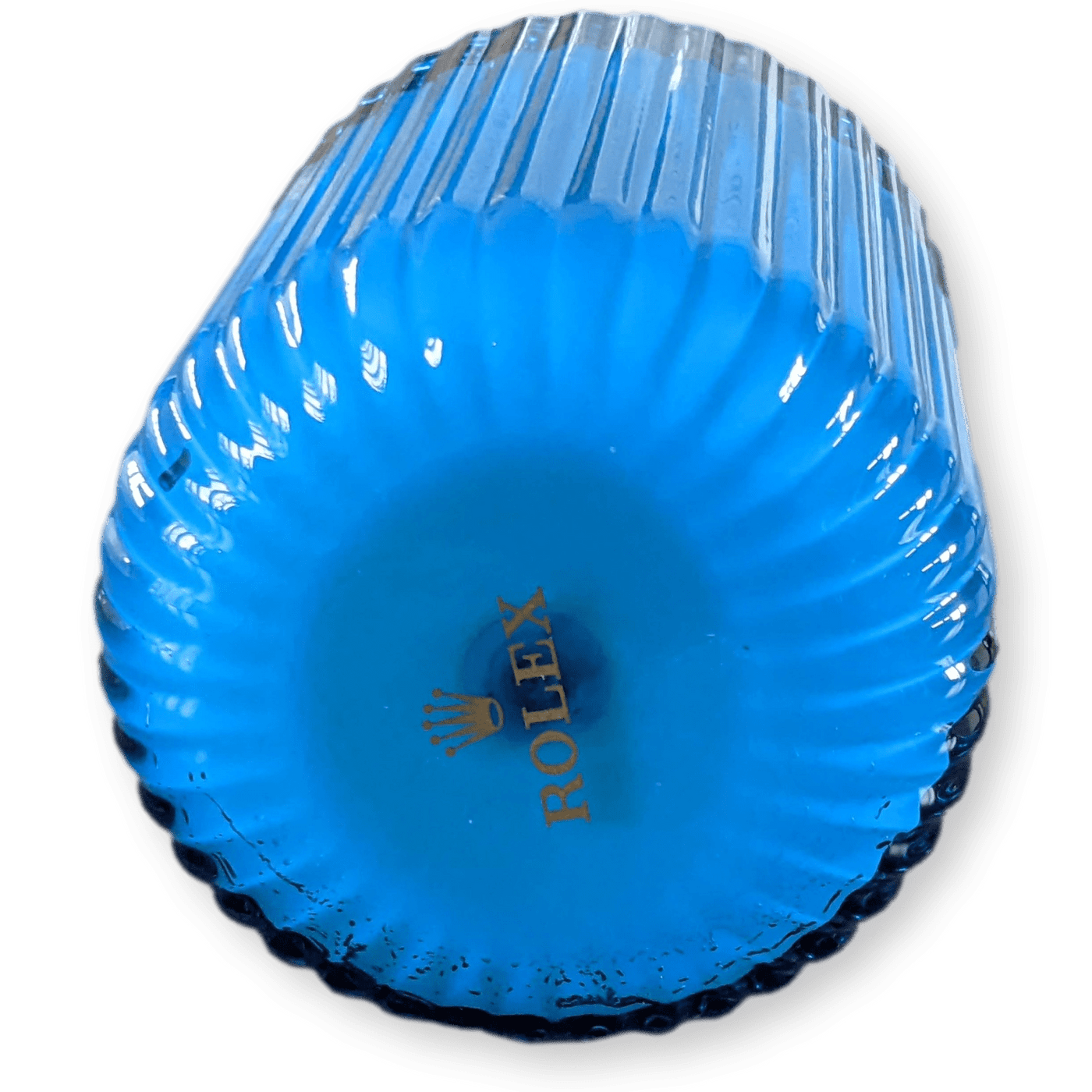 ROLEX Blue Glass Scented Candle VIP Gift Limited Edition, New in
