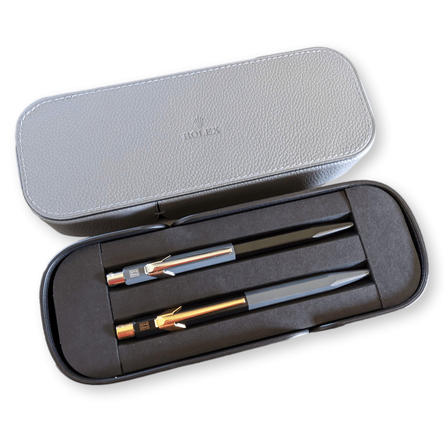 ROLEX Set of 2 Ballpoint Pens in Case for VIP only
