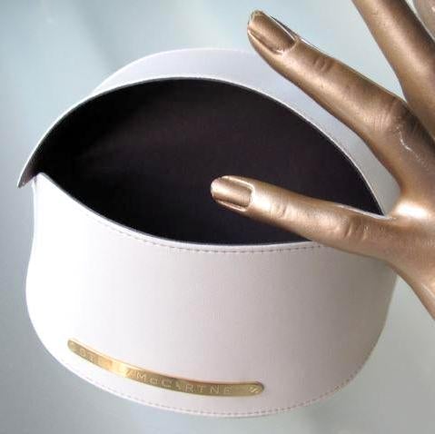 Stella McCartney White Sunglasses Case, New! - poupishop
