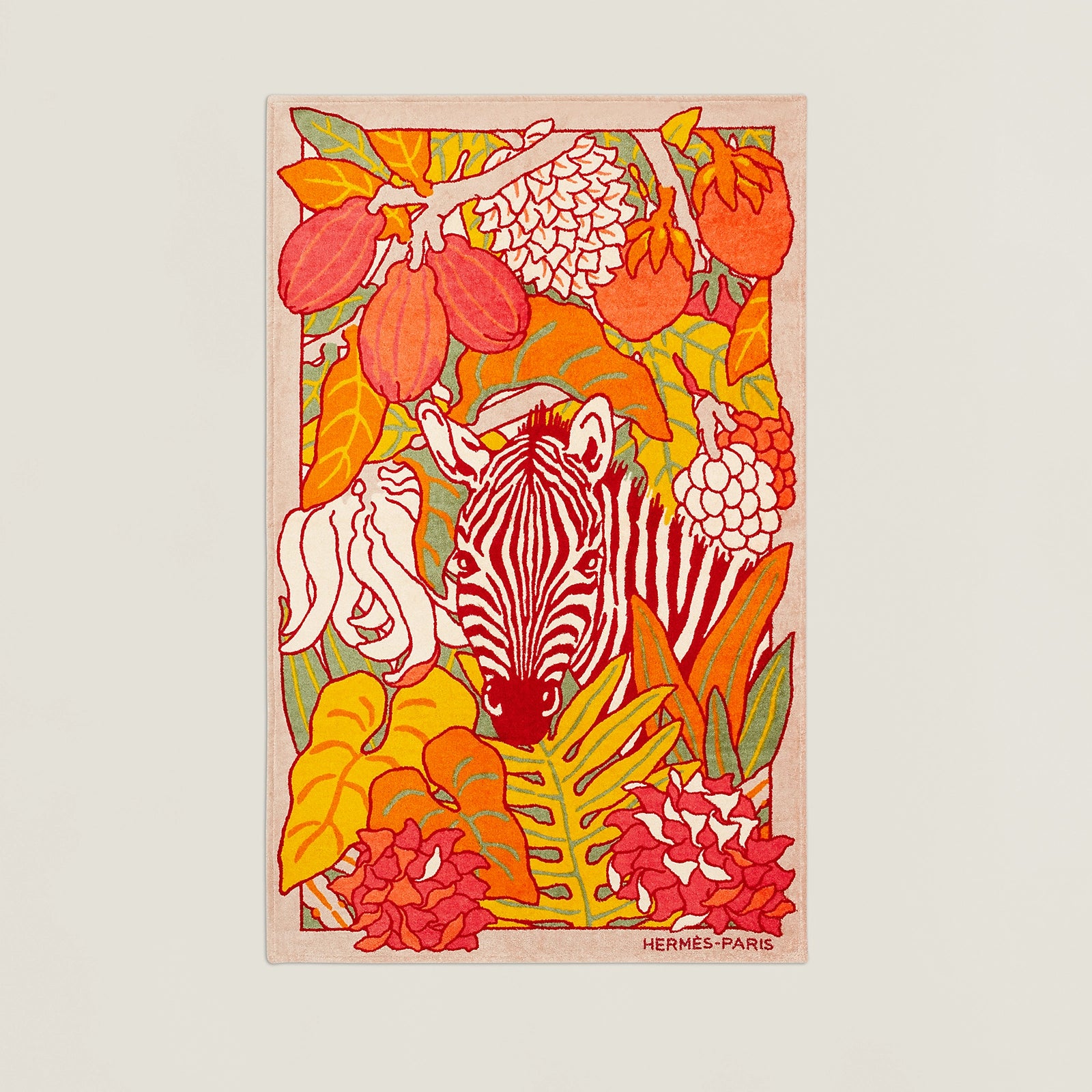 HERMES Zebre Terry Beach Towel 90 x 150 cm, New!