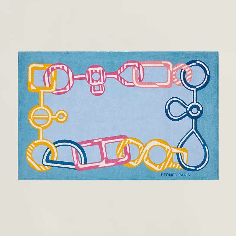 HERMES DO RE BOUCLES Terry Towel 90 x 150 cm, New!