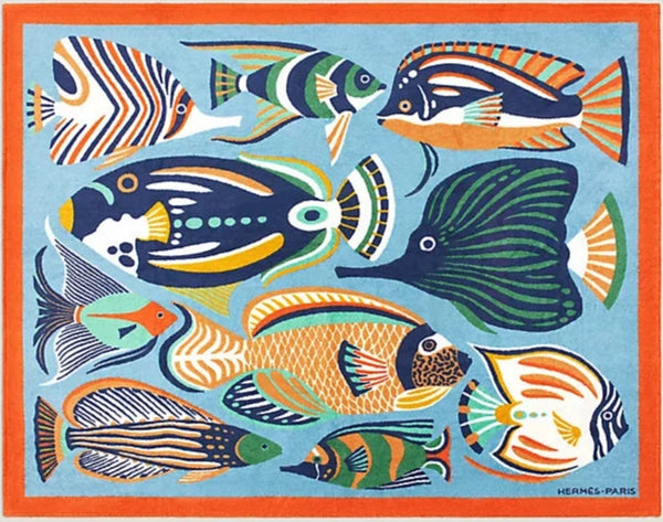 HERMES Plage Traffic Jam California Terry Beach Towel 150 x 180 cm, New!  A20250815.3