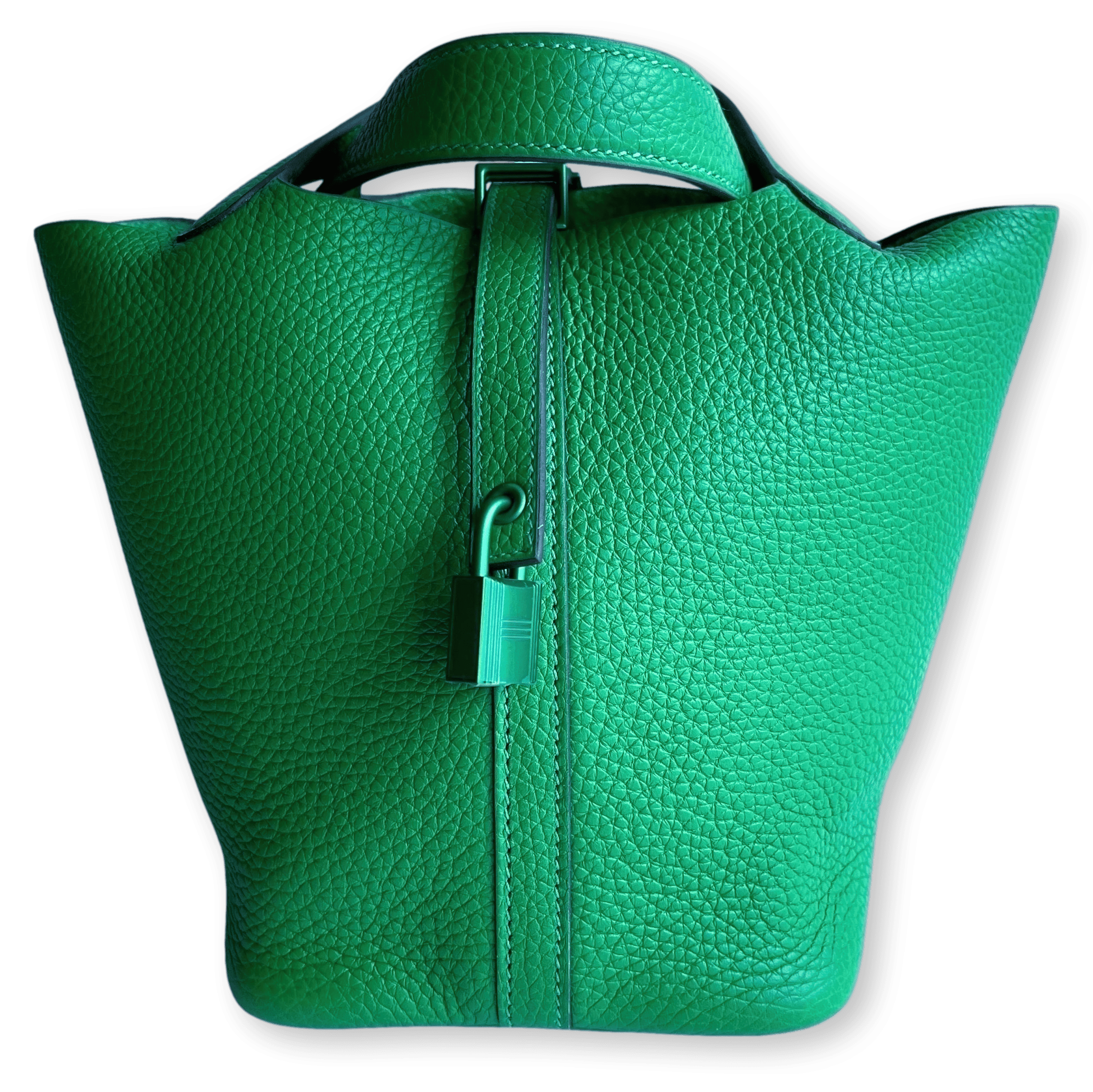HERMES So-Green Bambou PVD CADENAS Key Lock 2 KEYS Nr 160 for Picotin Lock